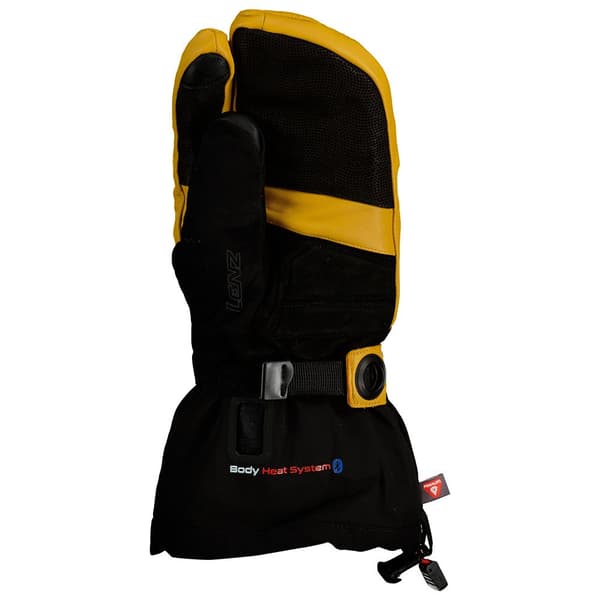 Lenz Handsker Heat 8.0 Finger Cap Gul,Sort S Mand