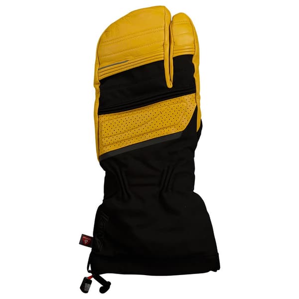 Lenz Handsker Heat 8.0 Finger Cap Gul,Sort S Mand