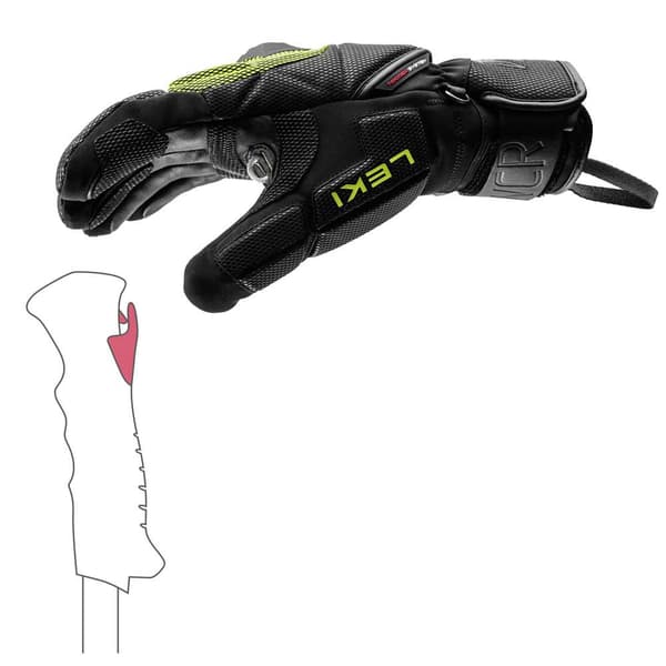 Leki Alpino Handsker Wcr Coach 3d Grøn 10 Mand