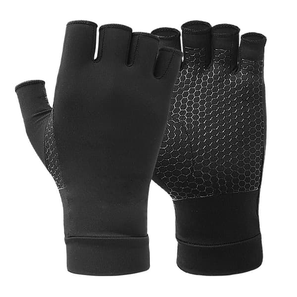 INF Halkfria halvfingerhandskar fitnesshandskar 1 par