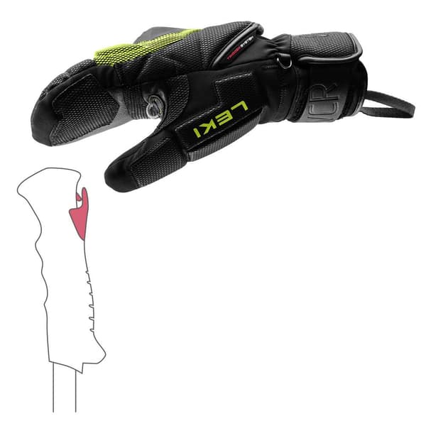 Leki Alpino Vantar Wcr Coach 3d Grönt 10 Man