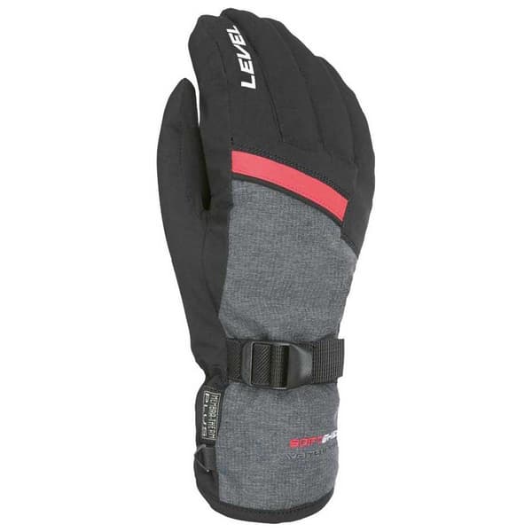 Level Käsineet Hero Musta,Harmaa 2XL Mies