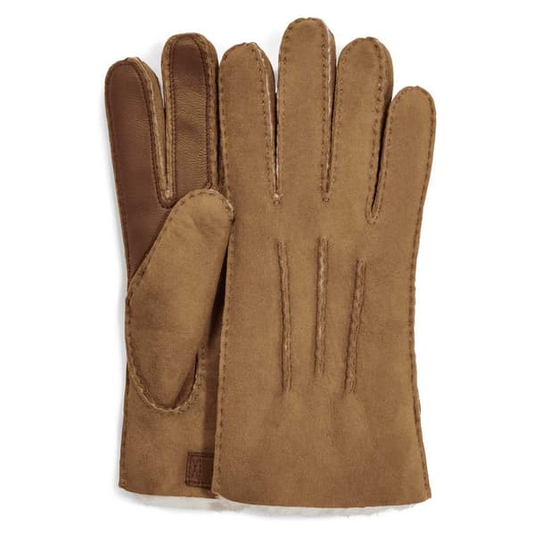 Ugg Contrast Sheepskin Handskar Brun M Man