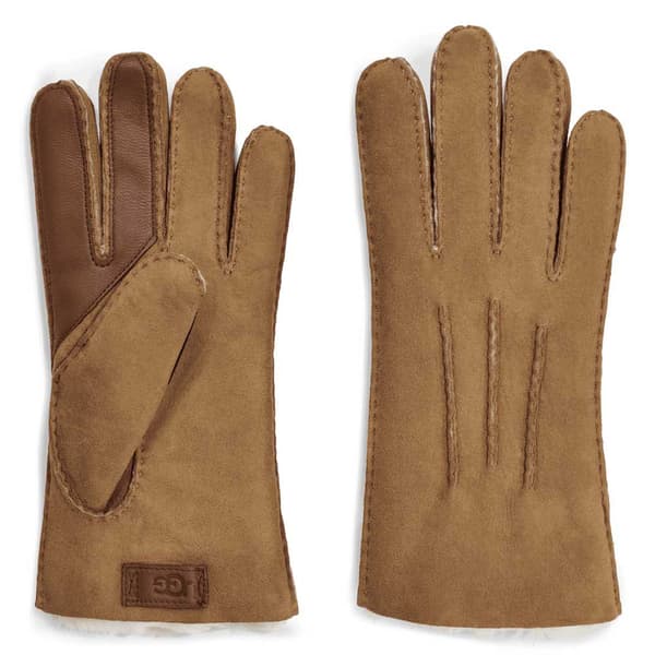 Ugg Contrast Sheepskin Handskar Brun M Man