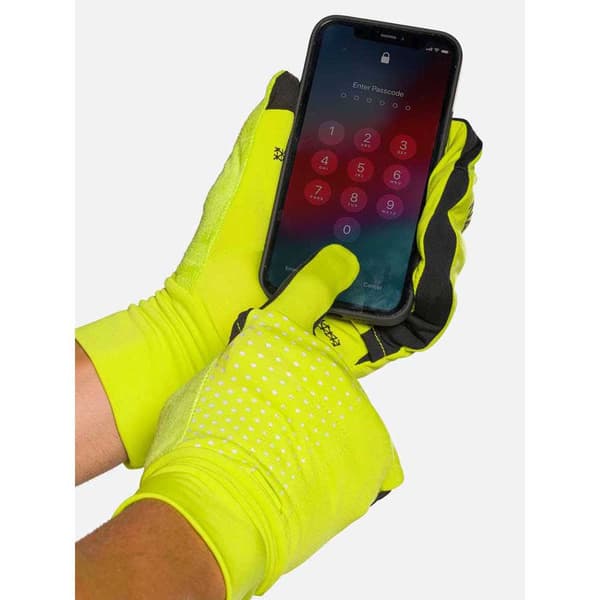 Nathan Käsineet Hypernight Reflective Convertible Mitt Keltainen S Mies