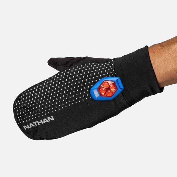 Nathan Handskar Hypernight Reflective Convertible Mitt Svart XL Man