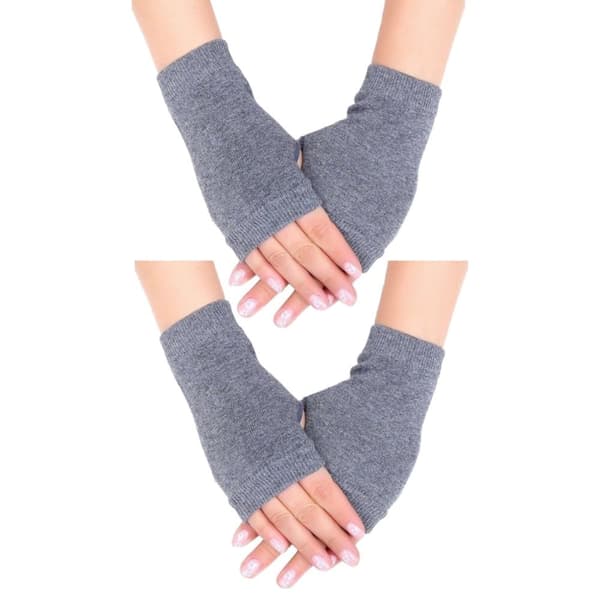 Square Mittens - Dobbeltpakke - Håndledsvarmere [15cm] - Grå