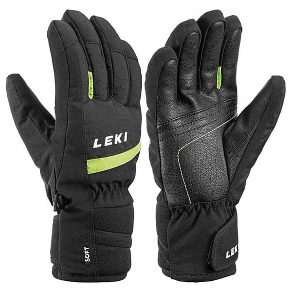 Leki Alpino Handskar Max Junior Svart 12-13 Years Pojke