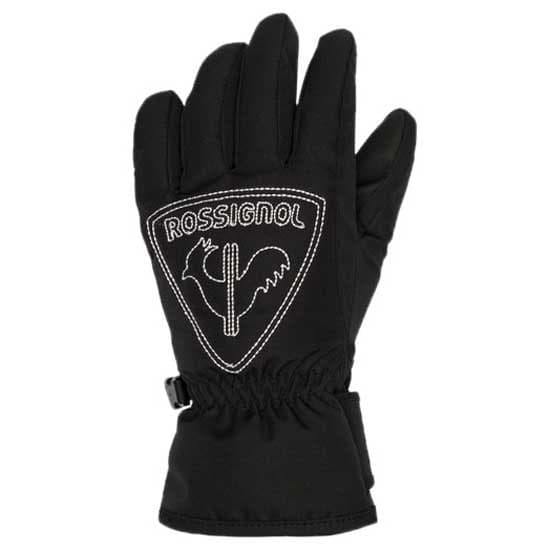 Rossignol Handskar Jane Rooster G Junior Svart 10 Years Pojke
