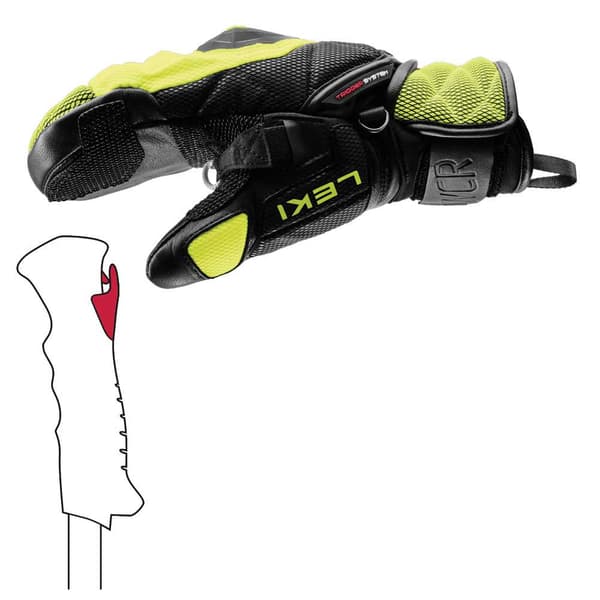Leki Alpino Junior Vanter Wcr Venom 3d Grøn,Sort 8-9 Years Dreng