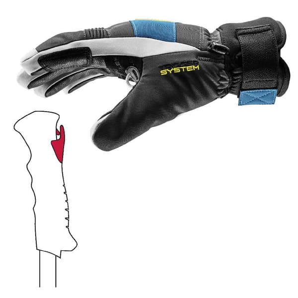 Leki Alpino Junior Handsker Patrol 3d Sort 16-17 Years Dreng