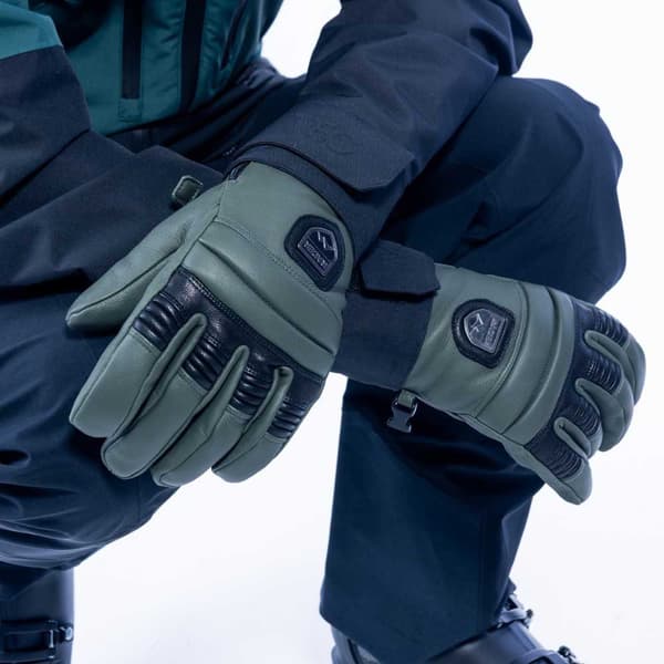 Racer Handskar 90 Leather 2 Grönt S Man
