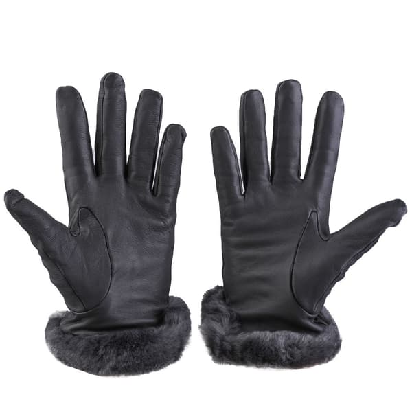 UGG Leather Sheepskin Vent Glove 21626-MTL, Kvinde, Handsker, Grå