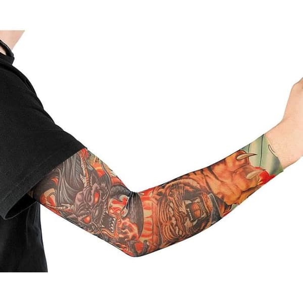 Tiger &amp; Dragon Tattoo Cuff - INFACTORY - Vit - Blandat - Inredning