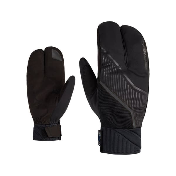 Ziener Rukkaset Uzomios Aw Touch Crosscountry Musta 7.5 Mies