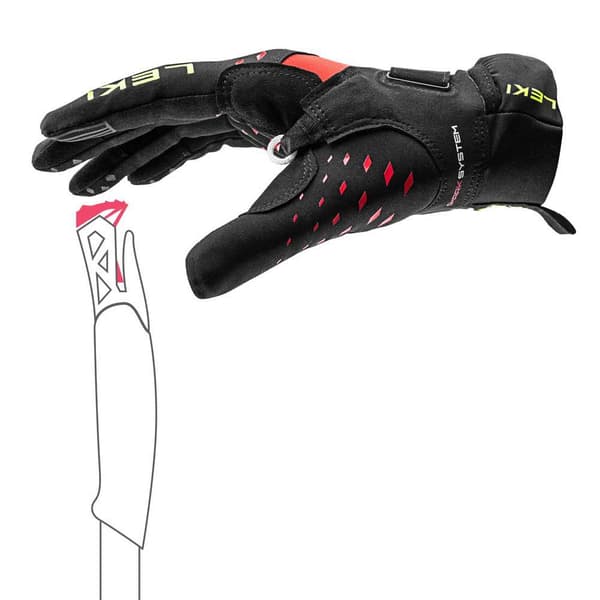 Leki Ultra Trail Storm Shark Handsker Sort 11.0 Mand