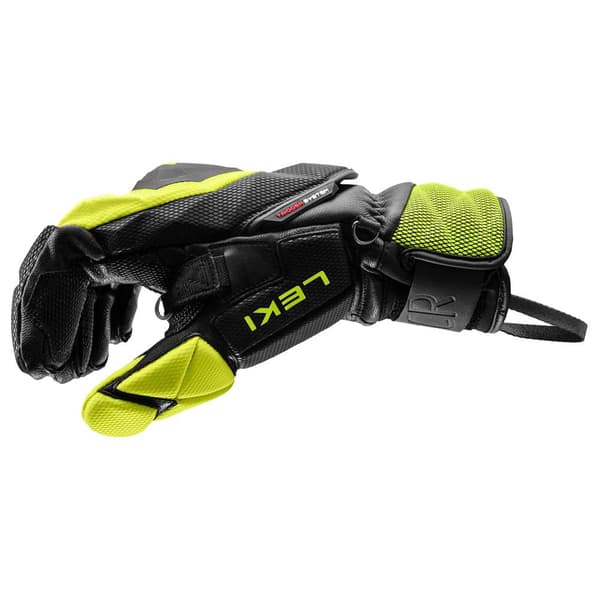 Leki Alpino Wcr Venom Sl 3d Käsineet Keltainen,Musta 6.5 Mies
