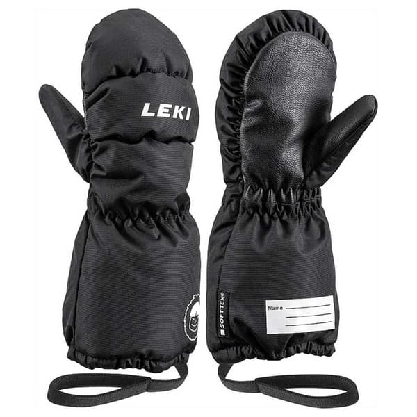 Leki Alpino Little Eskimo L Vanter Sort 10-11 Years Dreng