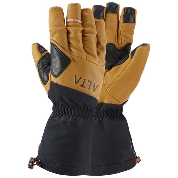 Montane Alpine Mission Goretex Handsker Orange,Sort XL Mand
