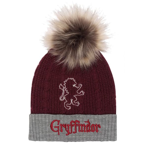Skjegg Harry Potter Gryffindor House Fur Pom Burgunder