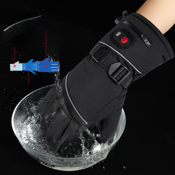 INF Uppvärmda handskar för utomhusaktiviteter (En storlek) Gloves + 2500 mAh battery