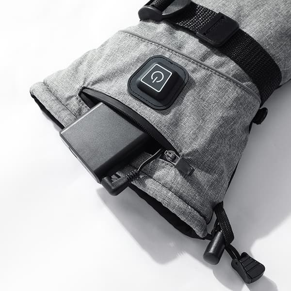 INF Uppvärmda handskar för utomhusaktiviteter (En storlek) Gloves + 4000 mAh battery
