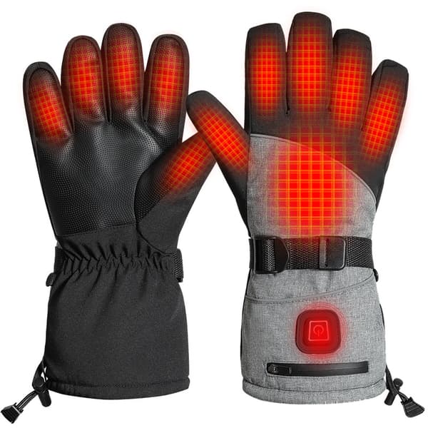 INF Uppvärmda handskar för utomhusaktiviteter (En storlek) Gloves + 4000 mAh battery