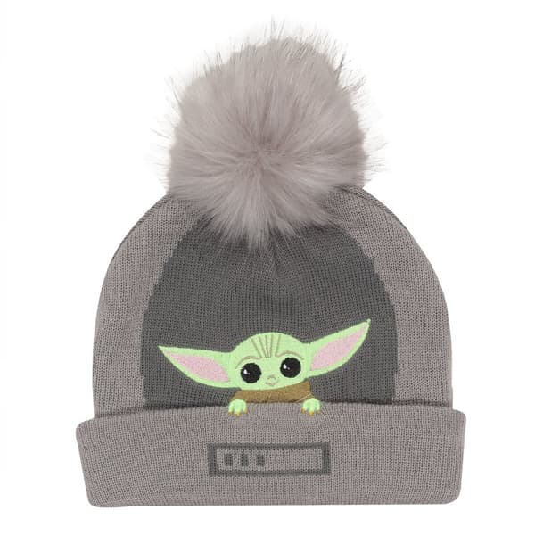Hattu The Mandalorian Grogu In The Crib Beanie Harmaa