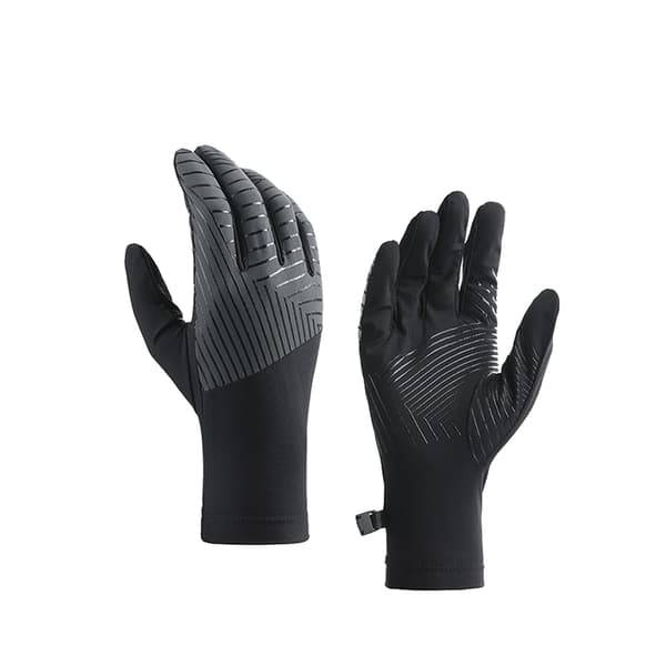 INF Unisex cykelhandskar - kolsvart
