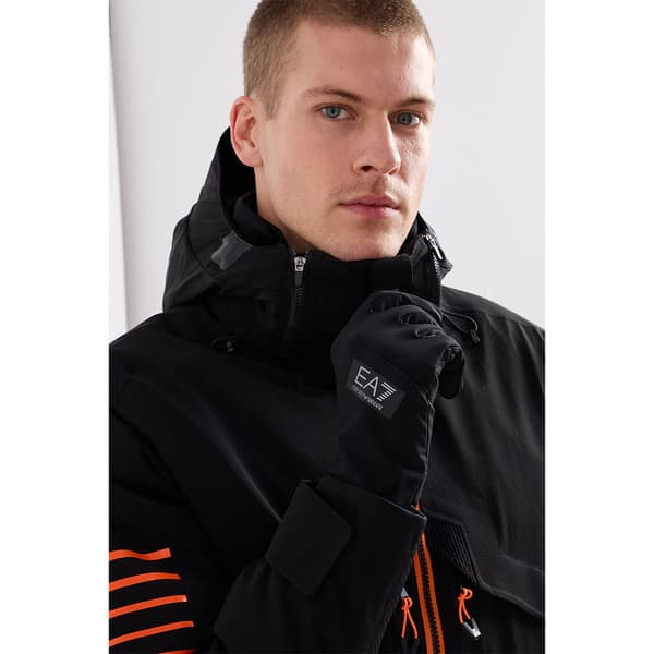 Ea7 Emporio Armani Train Softshell Handsker Sort M Mand