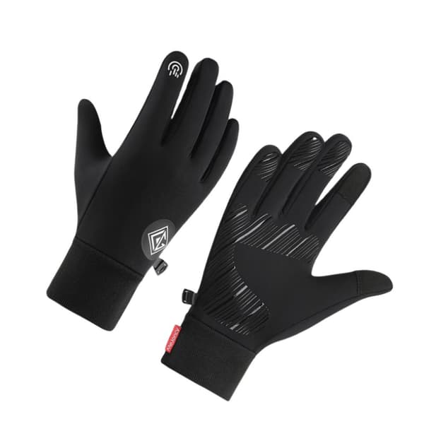 INF Outdoor Anti-Slip Plus samettilämpöä ja kylmää suojaavat kosketusnäytön käsineet