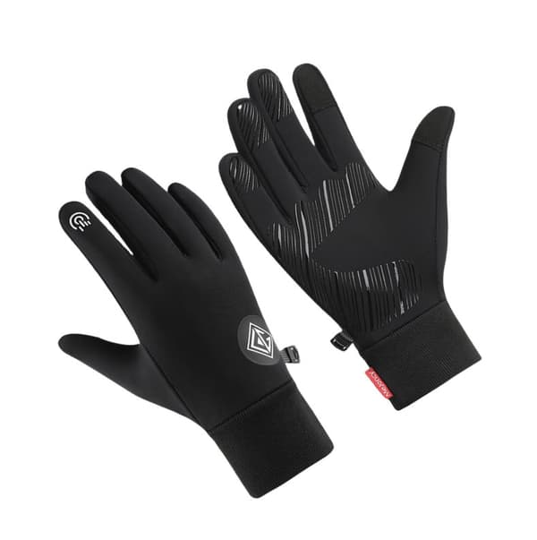 INF Outdoor Anti-Slip Plus samettilämpöä ja kylmää suojaavat kosketusnäytön käsineet