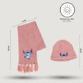 Miniatyrbillede 3 af 5: Hat og Halstørklæde Stitch Pink