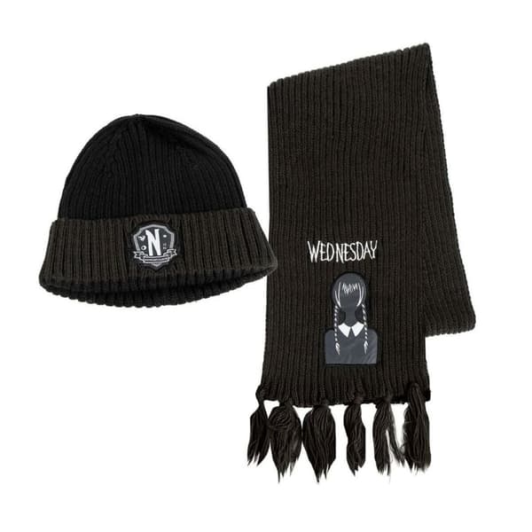 Hatt og Skjerf Wednesday Svart