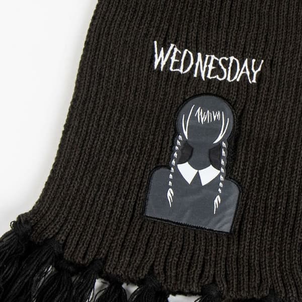 Hat og Halstørklæde Wednesday Sort