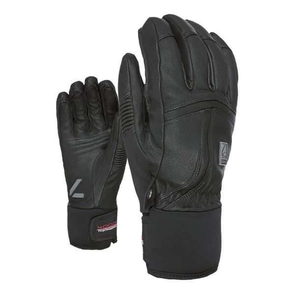 Level Off Piste Leather Handskar Svart S Man
