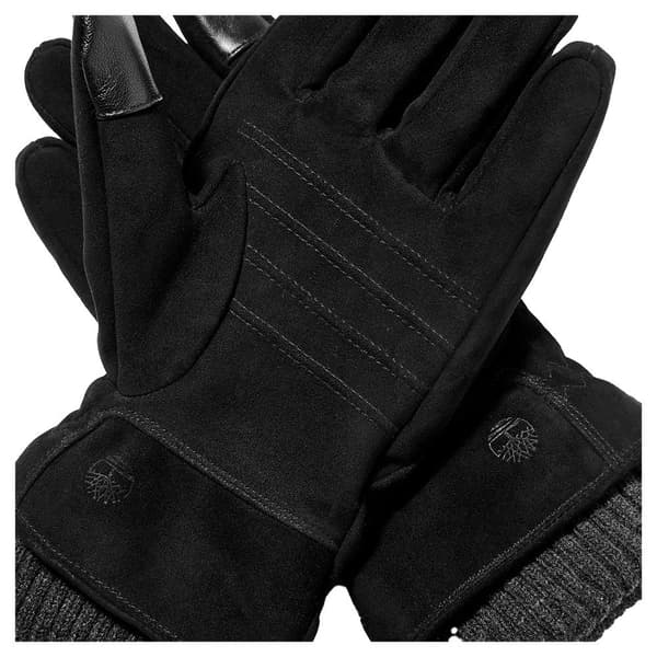 Timberland Leather Rib Cuff Käsineet Musta L Mies