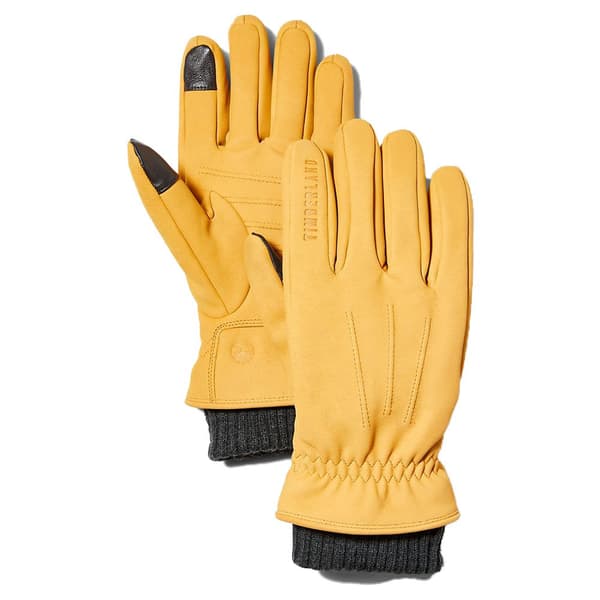 Timberland Leather Rib Cuff Handskar Gul XL Man