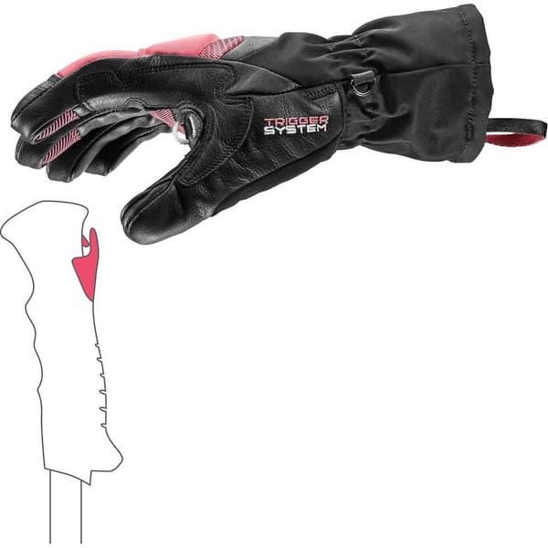 Leki Alpino Griffin Base 3d Handskar Svart 7.0 Kvinna