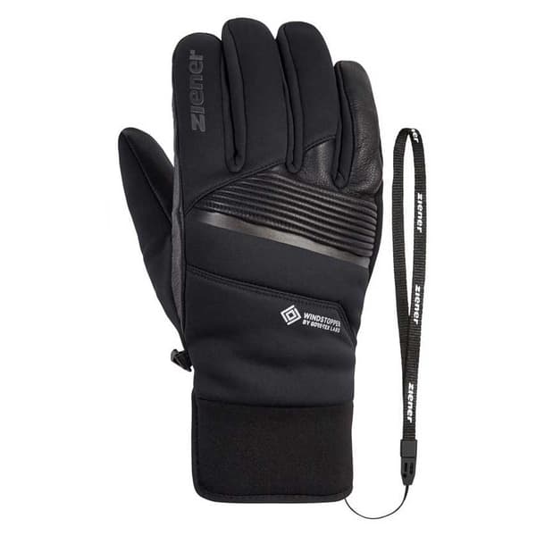 Ziener Ganno Ws Handsker Sort 8 Mand