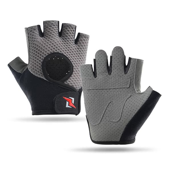 INF Andningsbara cykelhandskar - Half Finger Sports Handskar med Anti-Slip Silikon