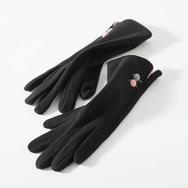 INF Thermal Touchscreen-handsker til kvinder Sort