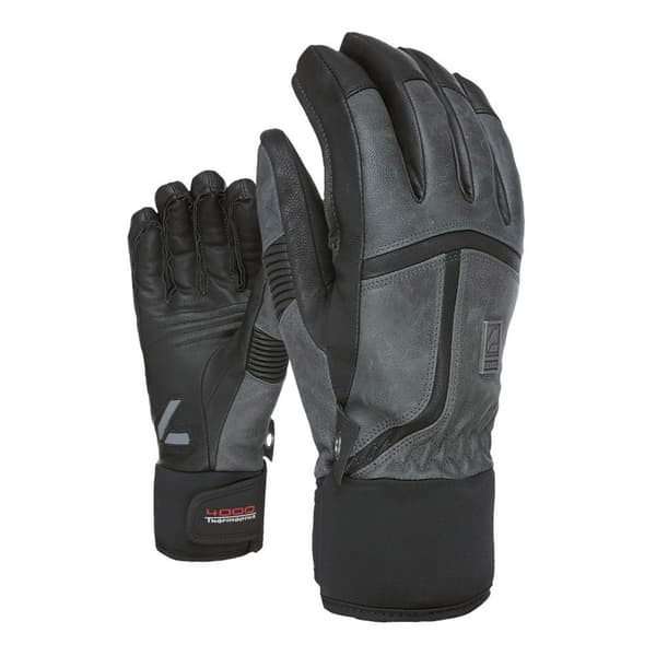 Level Off Piste Leather Handskar Grå XL Man