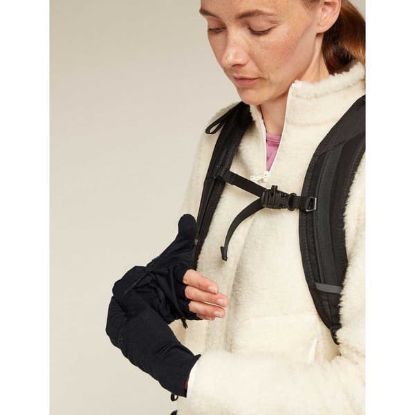 Icebreaker Merino Sierra Convertible Lapaset Musta XL Mies