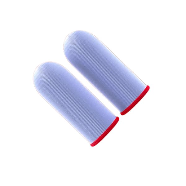 INF SZ-S02 Sølvfiber Gaming Fingerspidser (Rød) - 2-pak