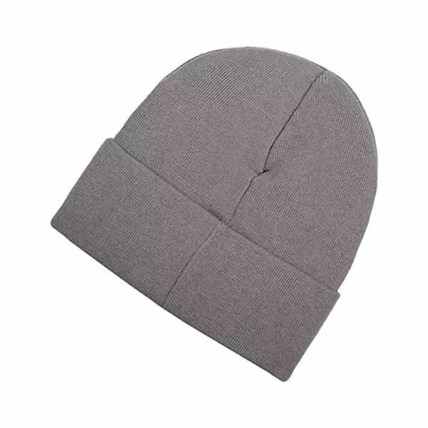 Hattu New Balance Linear Knit Cuffed Vaaleanharmaa