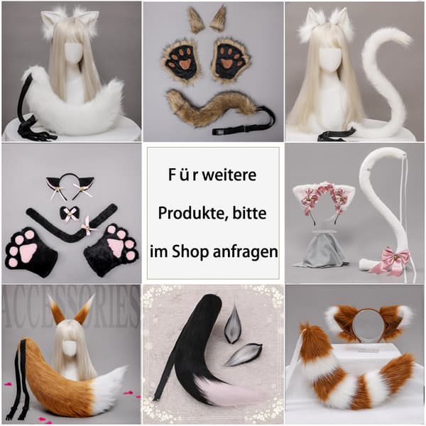 INF Søde fingerløse handsker med kattepote