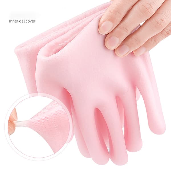 INF Mykgjørende hansker med gel - Rosa