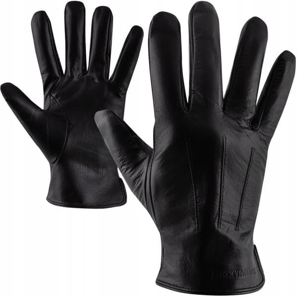 Herre læderhandsker fleece klassiske fem-finger varme BELTIMORE