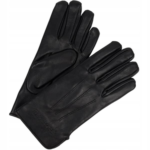 Herre læderhandsker fleece klassiske fem-finger varme BELTIMORE